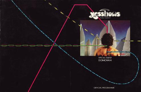Tour programme front/back