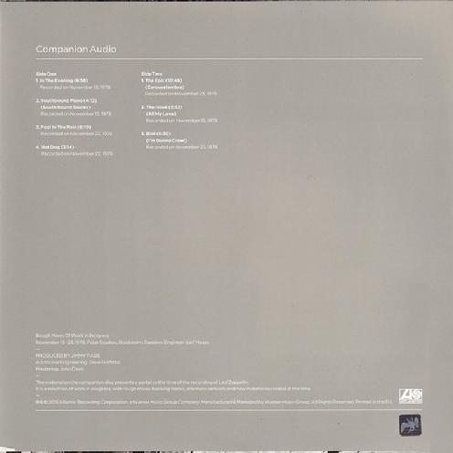 Companion LP back
