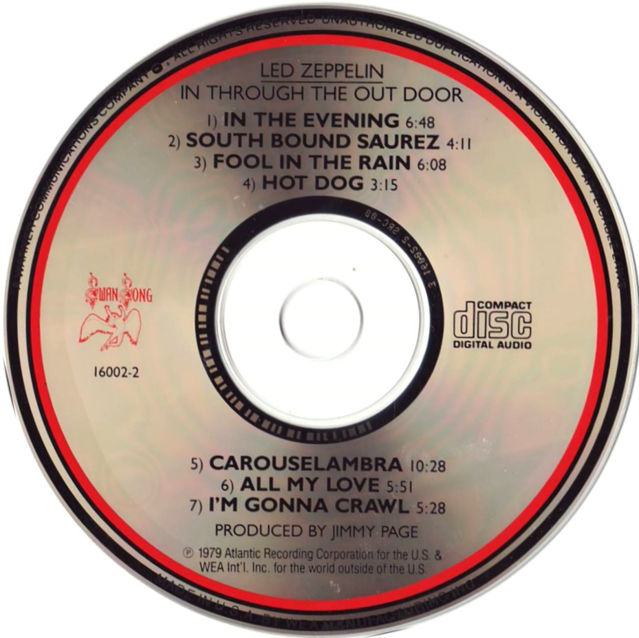 In Through The Out Door Album 1979